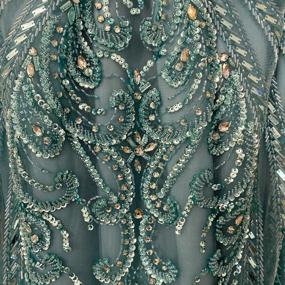 NWT Ellie Wilde by Mon Cherie style EW117099 turquoise 8 - Picture 5 of 13